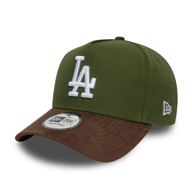 Los Angeles Dodgers E-Frame Suede Visor Dark Green Cap