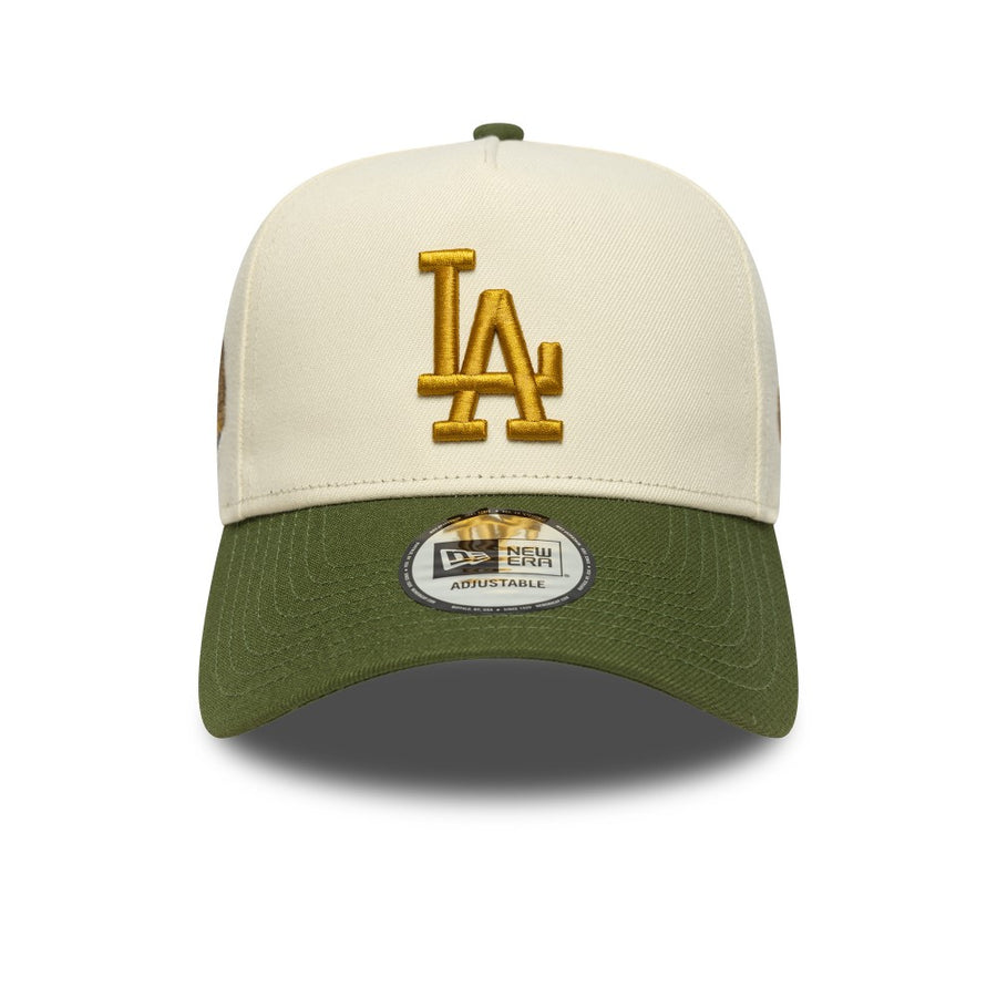 Los Angeles Dodgers 9FORTY E-Frame World Series Patch Stone/Green Cap