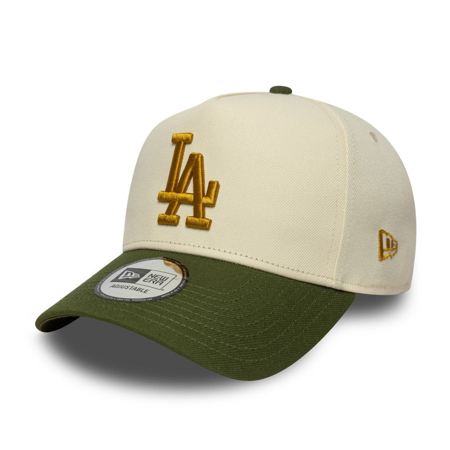 Los Angeles Dodgers 9FORTY E-Frame World Series Patch Stone/Green Cap