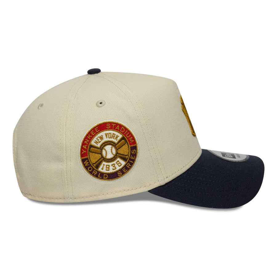 New York Yankees 9FORTY E-Frame World Series Patch Stone Cap
