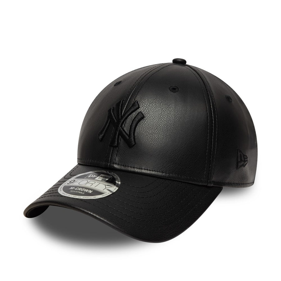 New York Yankees 9FORTY M-Crown PU Black Cap