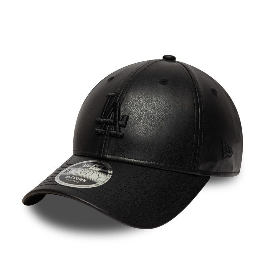 Los Angeles Dodgers 9FORTY M-Crown PU Black Cap