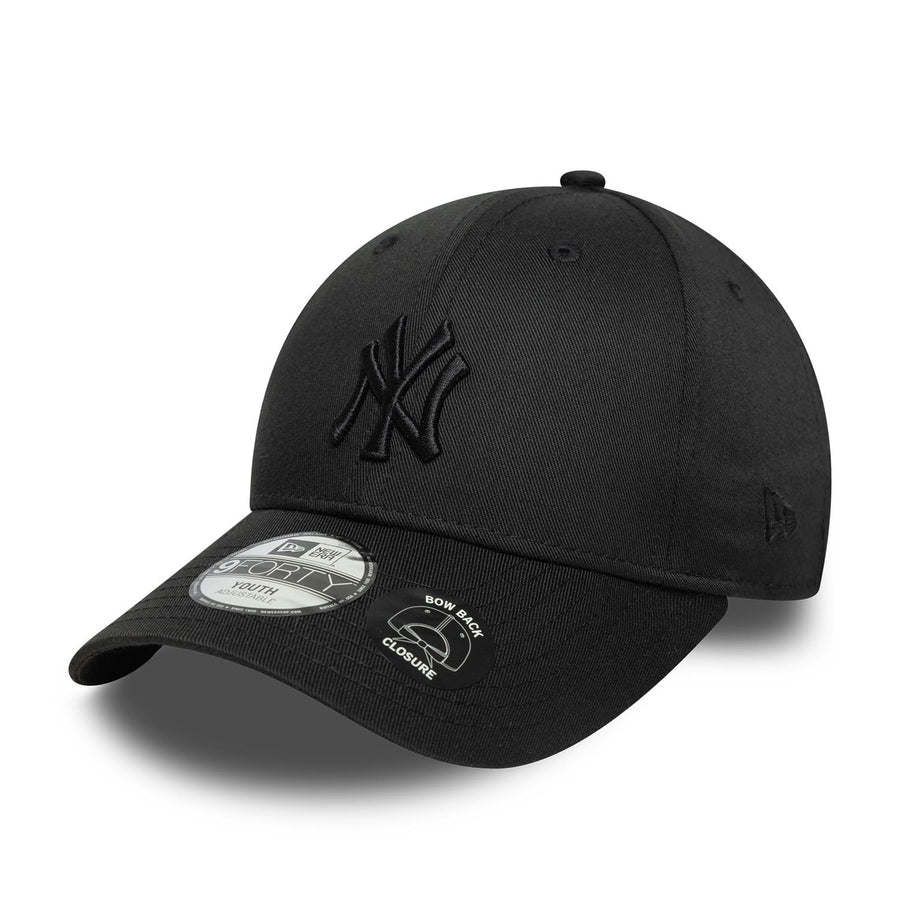 New York Yankees 9FORTY Kids Bow Back Black Cap