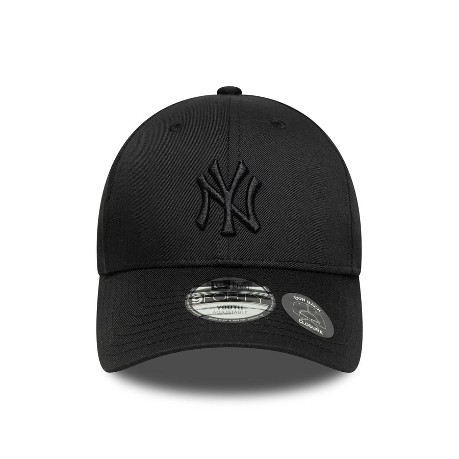 New York Yankees 9FORTY Kids Bow Back Black Cap