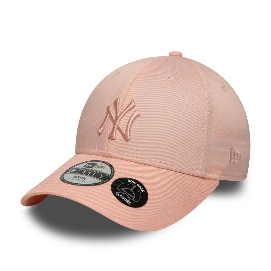 New York Yankees 9FORTY Kids Bow Back Pastel Pink Cap