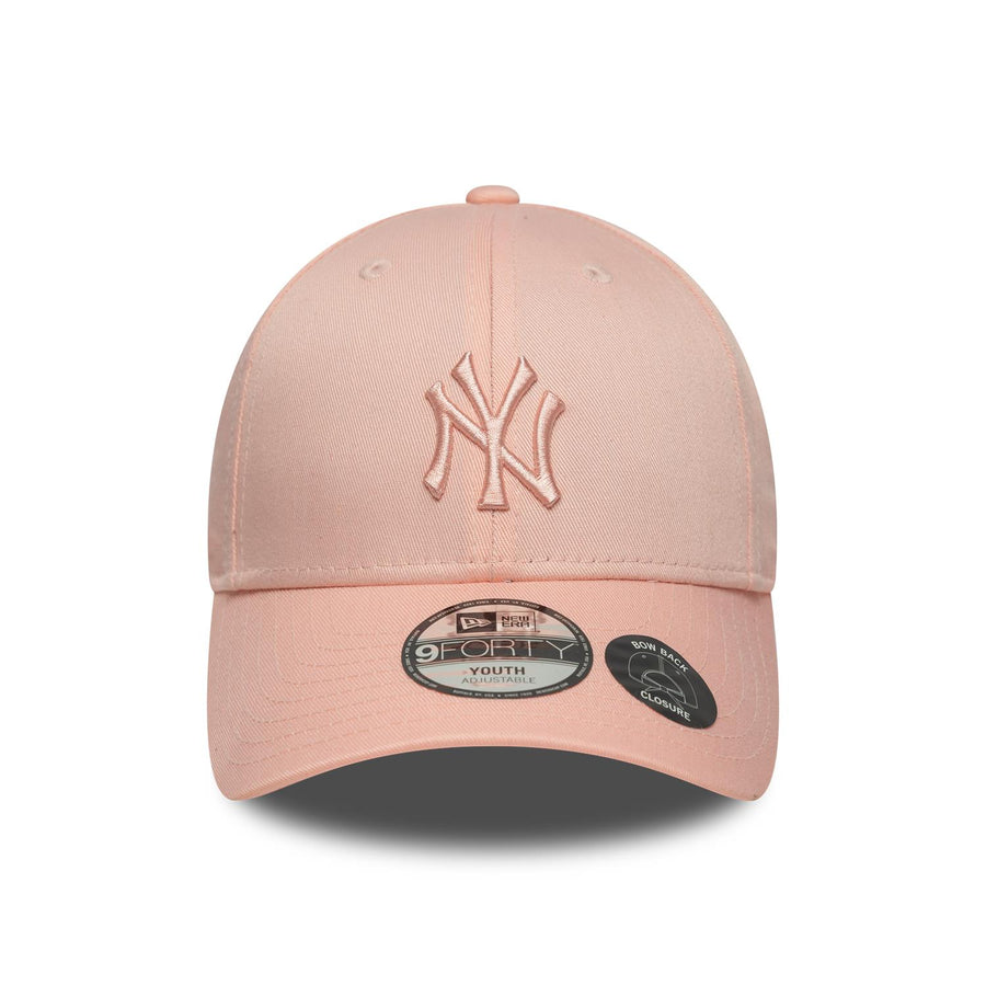 New York Yankees 9FORTY Kids Bow Back Pastel Pink Cap