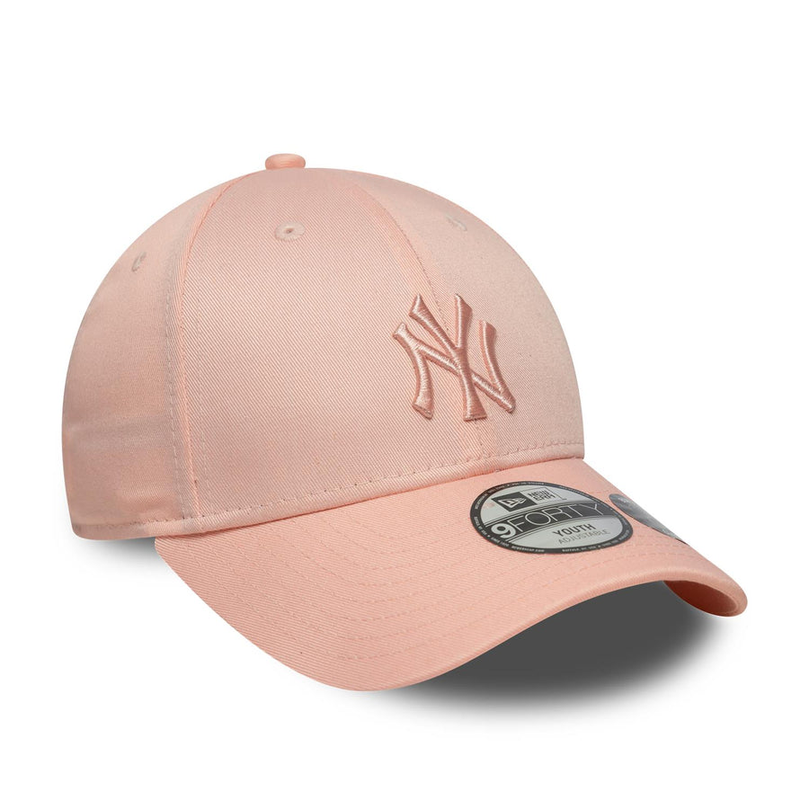 New York Yankees 9FORTY Kids Bow Back Pastel Pink Cap