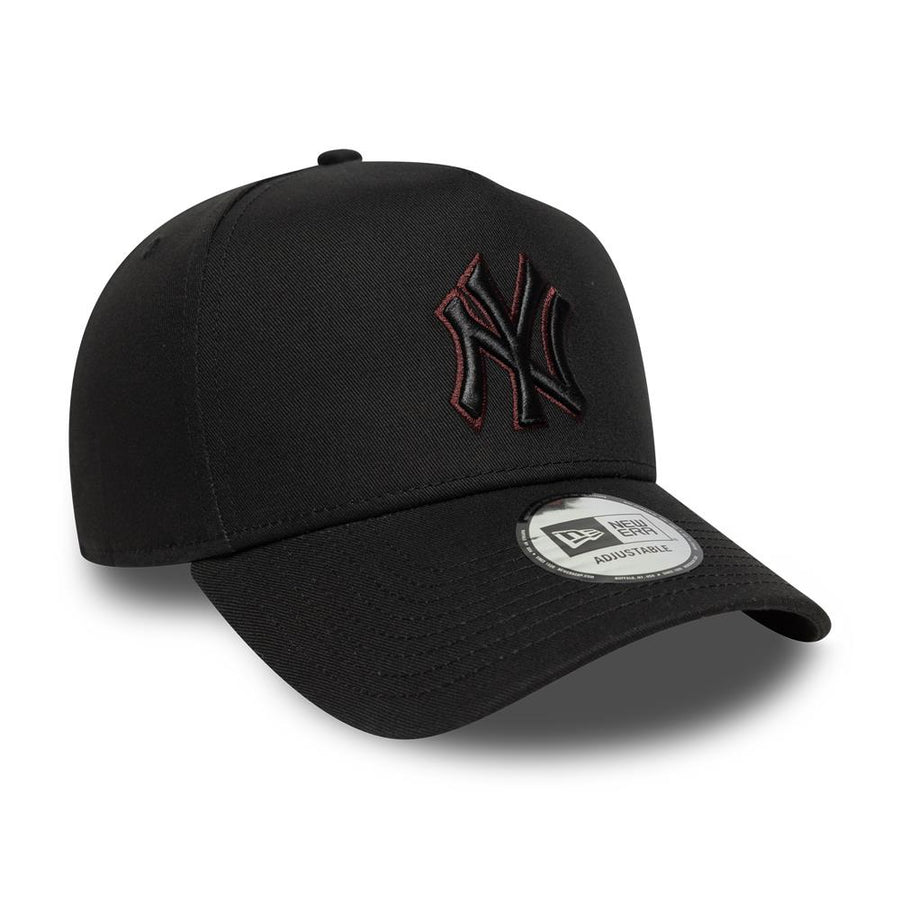 New York Yankees E-Frame MLB Team Outline Black Trucker Cap