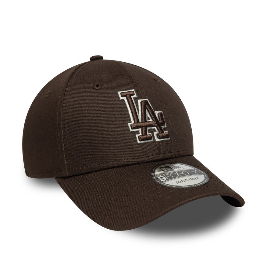 Los Angeles Dodgers 9FORTY Team Outline Dark Brown Cap