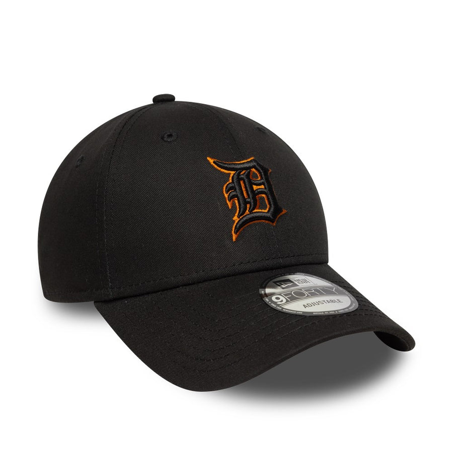 Detroit Tigers 9FORTY Team Outline Black Cap
