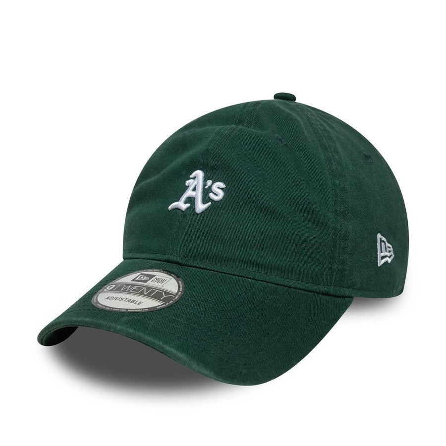 Oakland Athletics 9TWENTY Washed Mini Logo Dark Green Cap