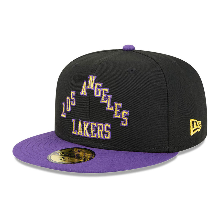 Los Angeles Lakers 59FIFTY NBA City Edition Black/Purple Cap
