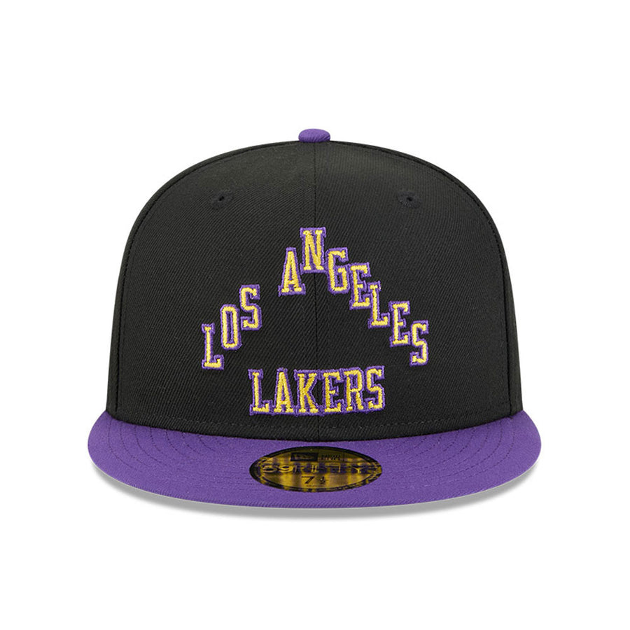 Los Angeles Lakers 59FIFTY NBA City Edition Black/Purple Cap