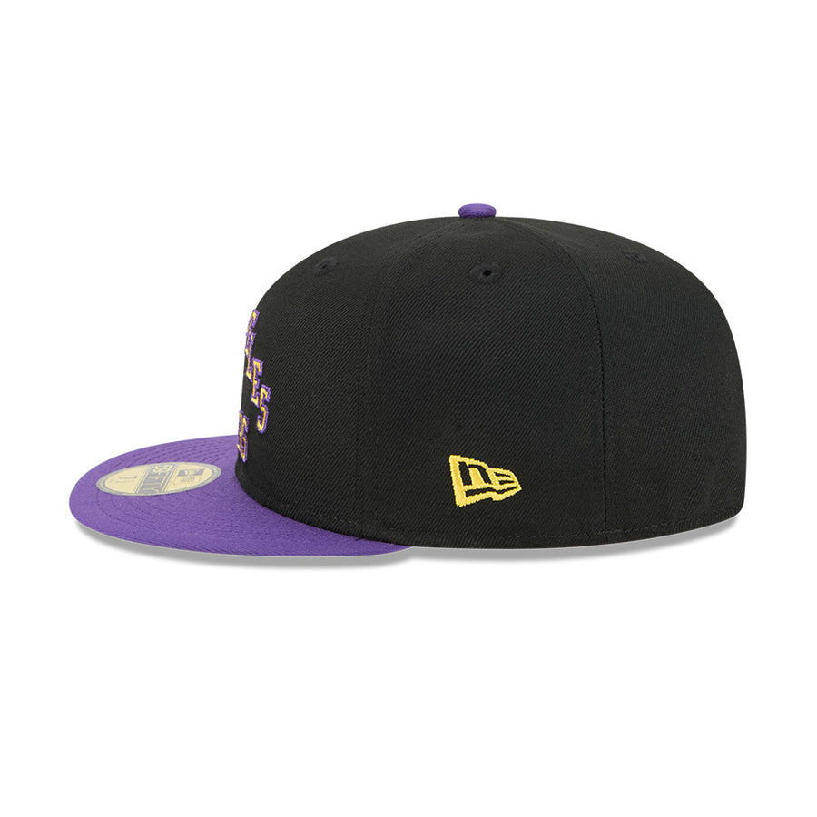 Los Angeles Lakers 59FIFTY NBA City Edition Black/Purple Cap