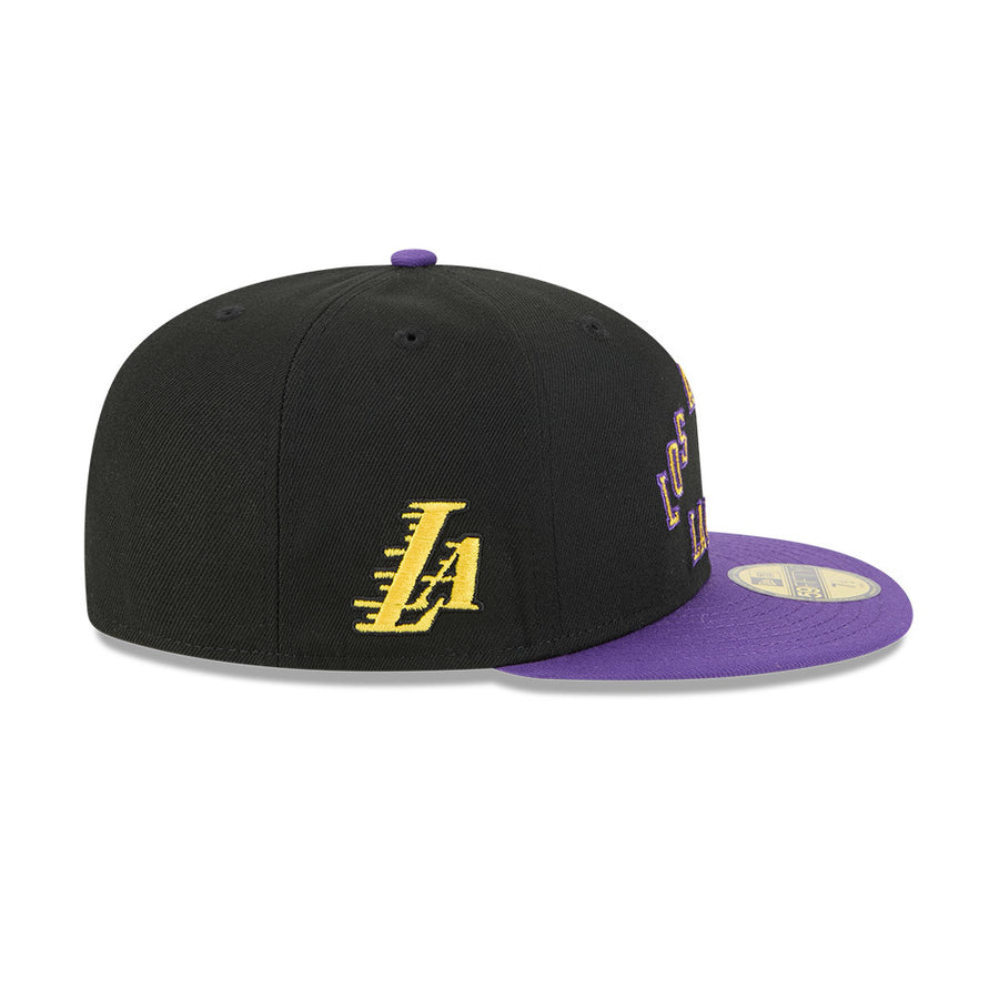 Los Angeles Lakers 59FIFTY NBA City Edition Black/Purple Cap