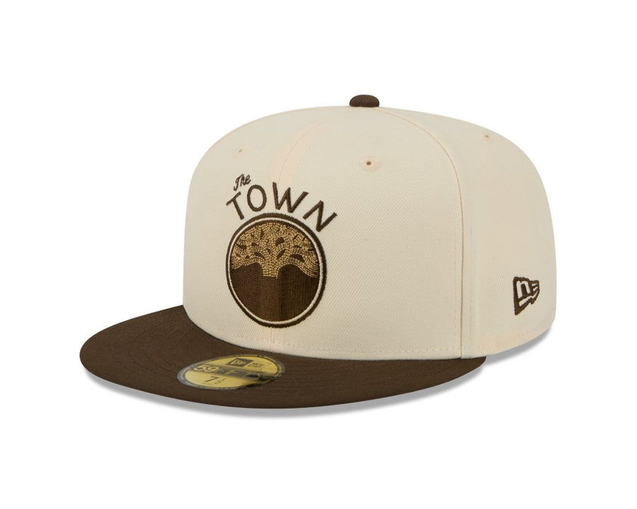 Golden State Warriors 59FIFTY NBA City Edition Stone/Brown Cap