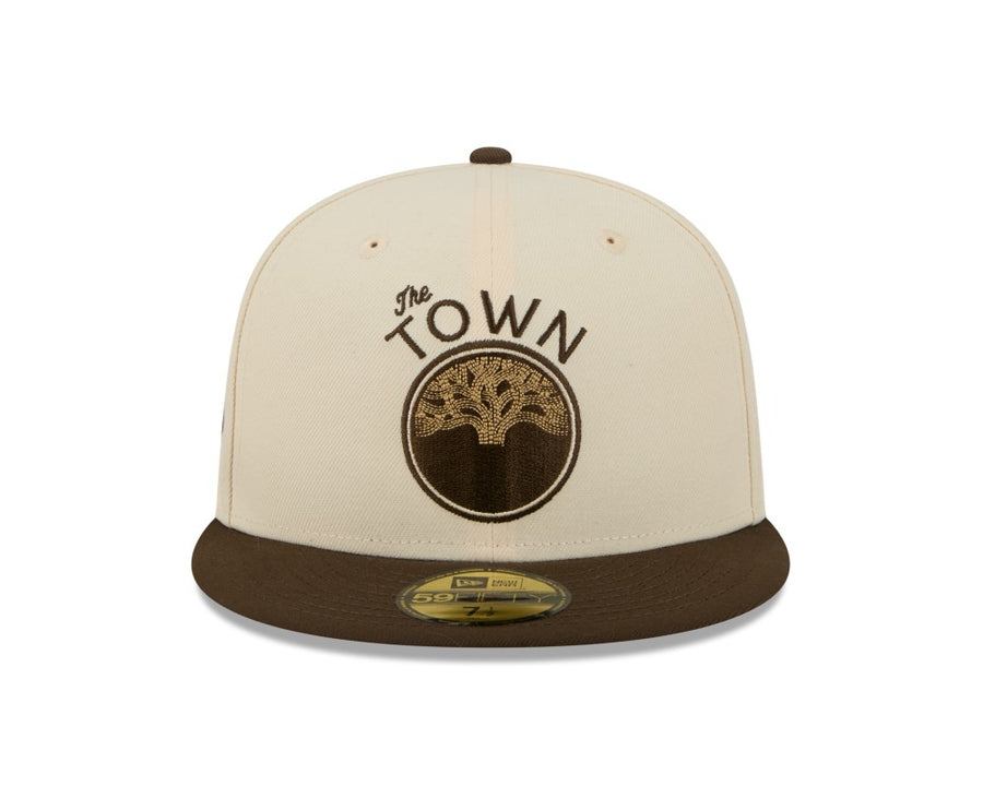 Golden State Warriors 59FIFTY NBA City Edition Stone/Brown Cap