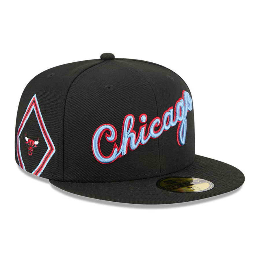 Chicago Bulls 59FIFTY NBA City Edition Black Cap
