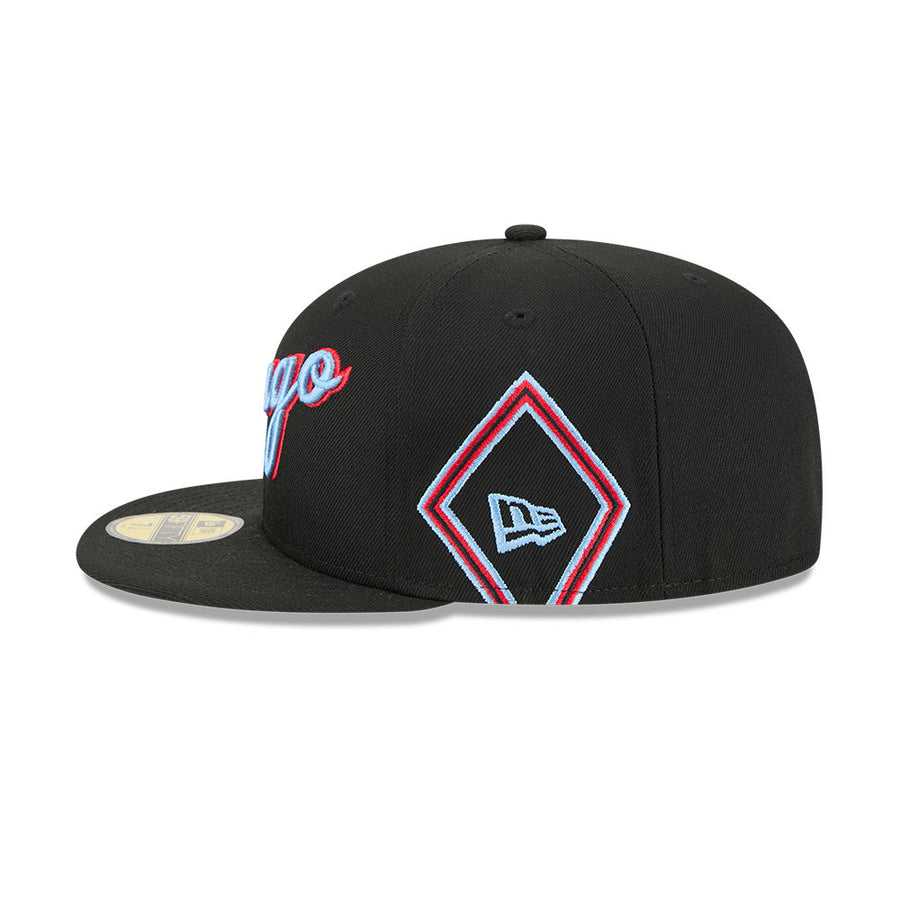 Chicago Bulls 59FIFTY NBA City Edition Black Cap