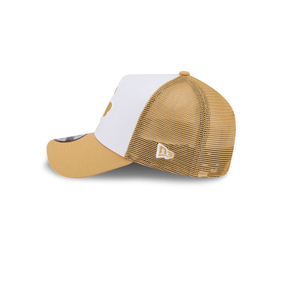 Boston Celtics Aframe NBA City Edition White/Gold Trucker Cap