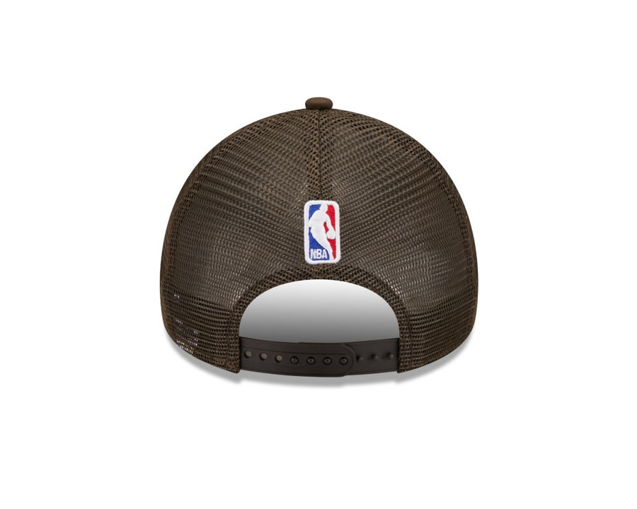 Golden State Warriors Aframe NBA City Edition Stone/Brown Trucker Cap