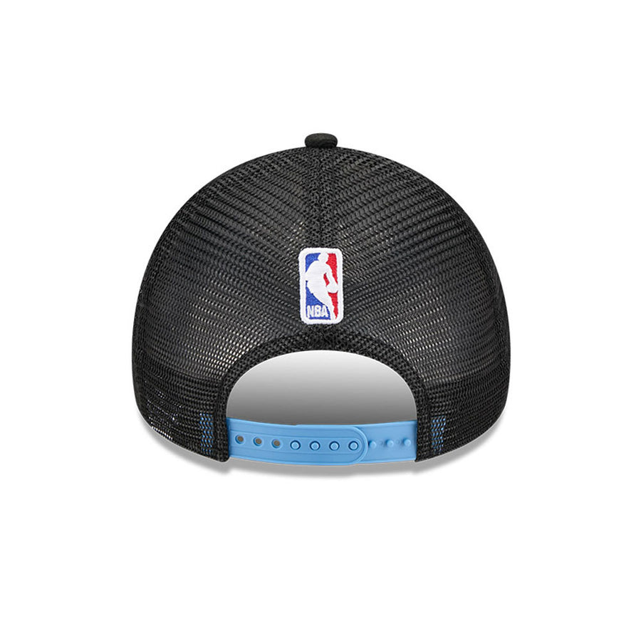 Chicago Bulls Aframe NBA City Edition Black Trucker Cap