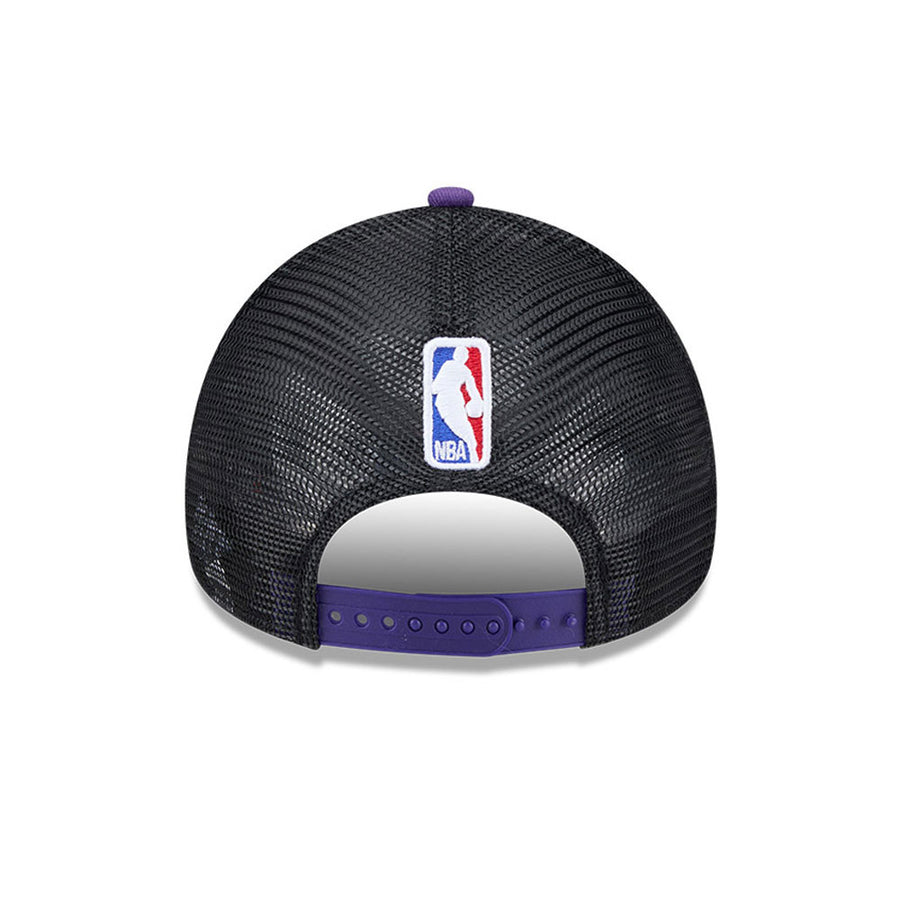 Los Angeles Lakers Aframe NBA City Edition Black/Purple Trucker Cap