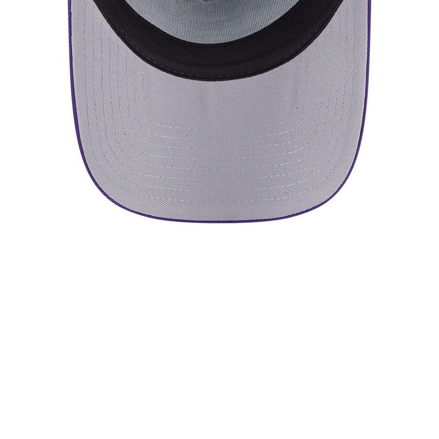 Los Angeles Lakers Aframe NBA City Edition Black/Purple Trucker Cap