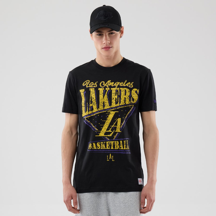 Los Angeles Lakers NBA City Edition 2025 Black Tee