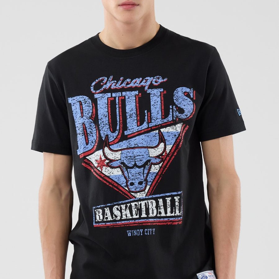 Chicago Bulls NBA City Edition 2025 Black Tee