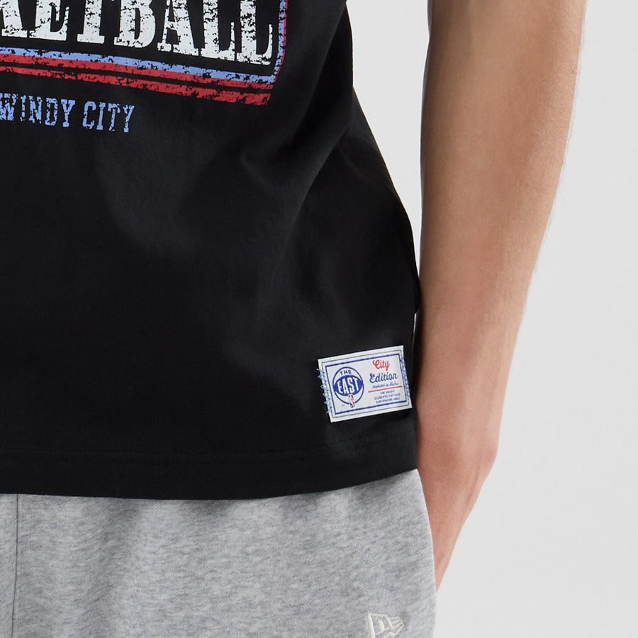 Chicago Bulls NBA City Edition 2025 Black Tee
