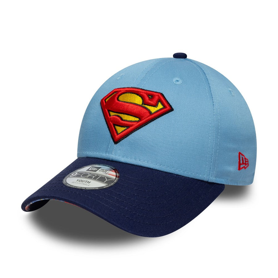 New Era 9FORTY Kids DC Superman Pastel Blue Cap – NewEra