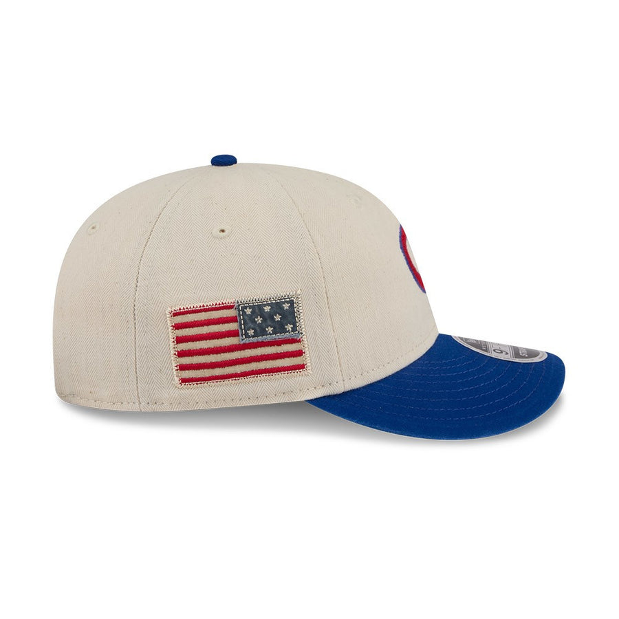 Chicago Cubs 9FIFTY Retro Crown Americana Herringbone Stone Cap