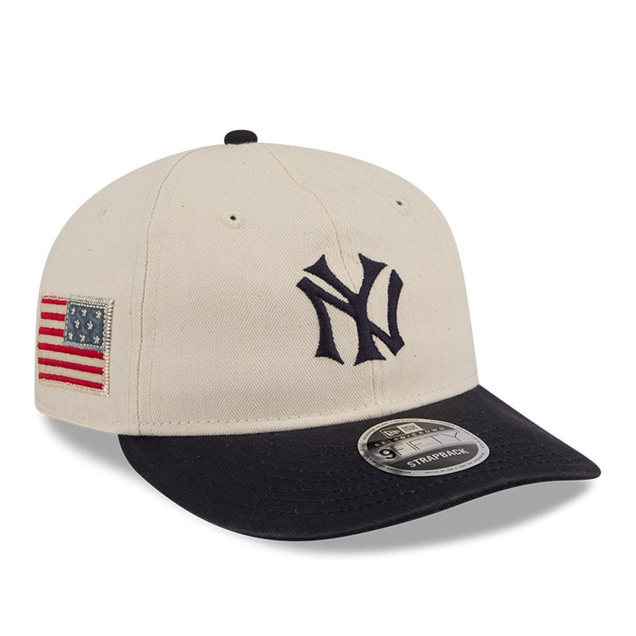 New York Yankees 9FIFTY Retro Crown Americana Herringbone Stone Cap