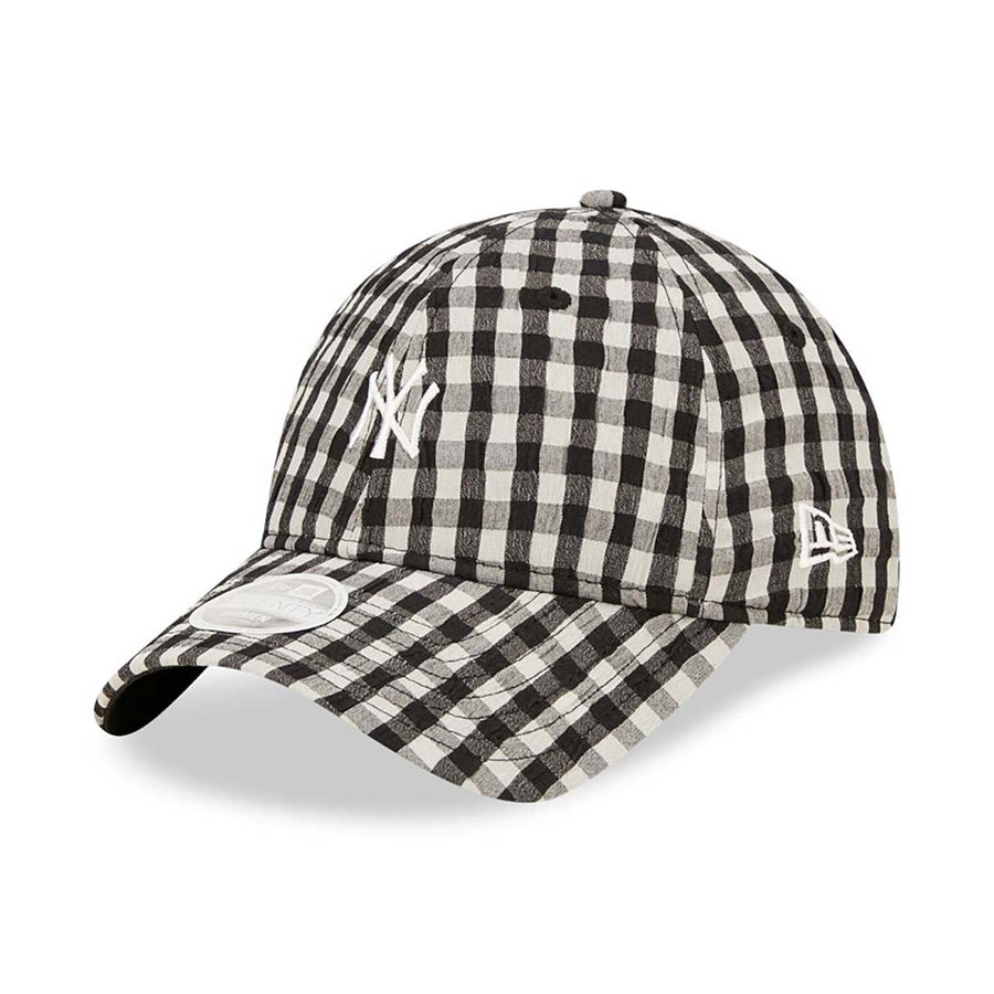 New York Yankees 9TWENTY Womens Gingham Black Cap