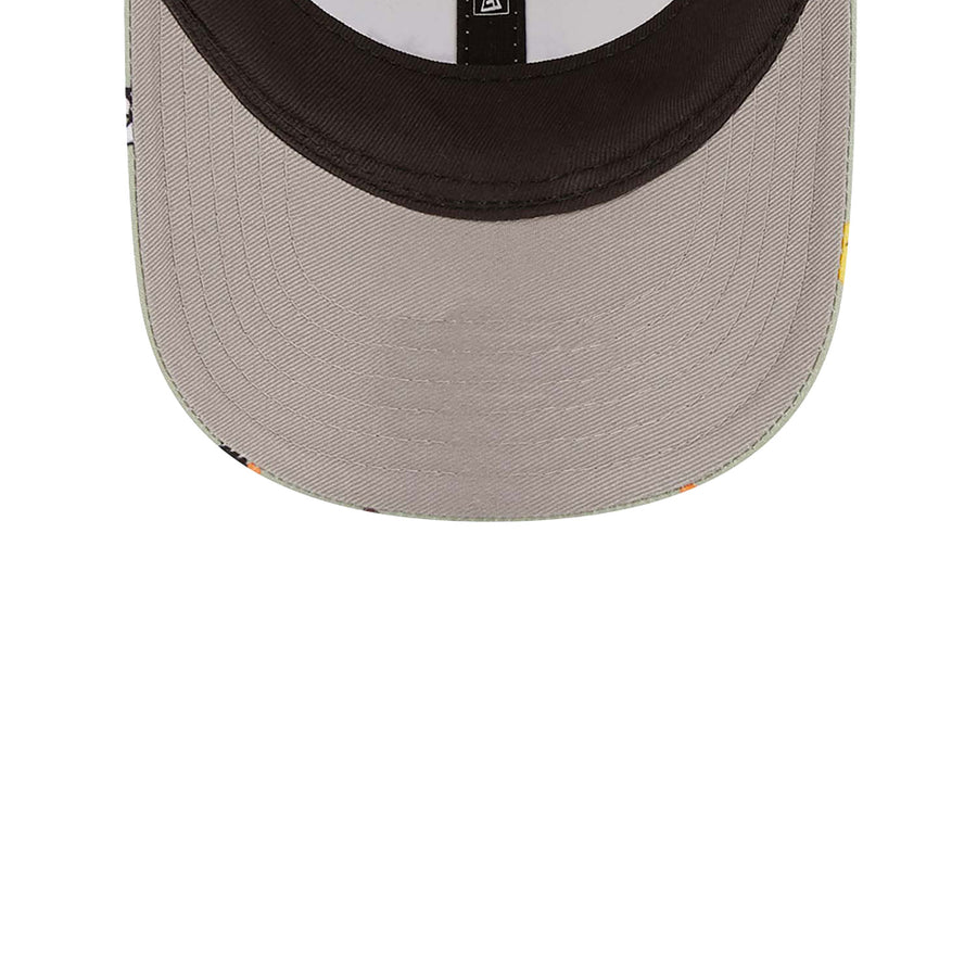 New Era 9FORTY Kids Looney Tunes All Over Print Mutli Character Green Cap