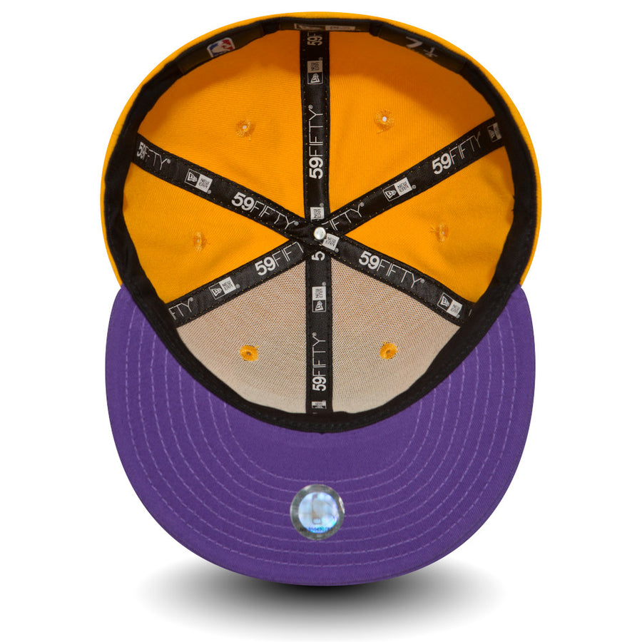 Los Angeles Lakers 59FIFTY NBA Basic Yellow Cap