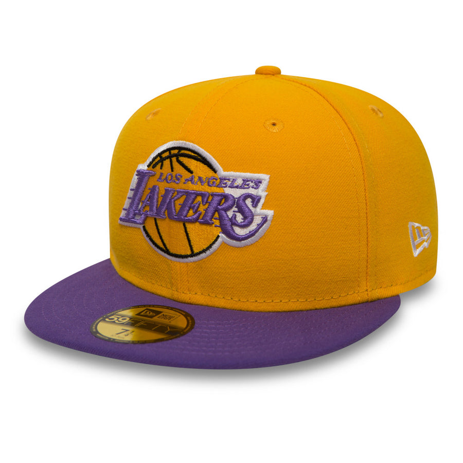 Los Angeles Lakers 59FIFTY NBA Basic Yellow Cap