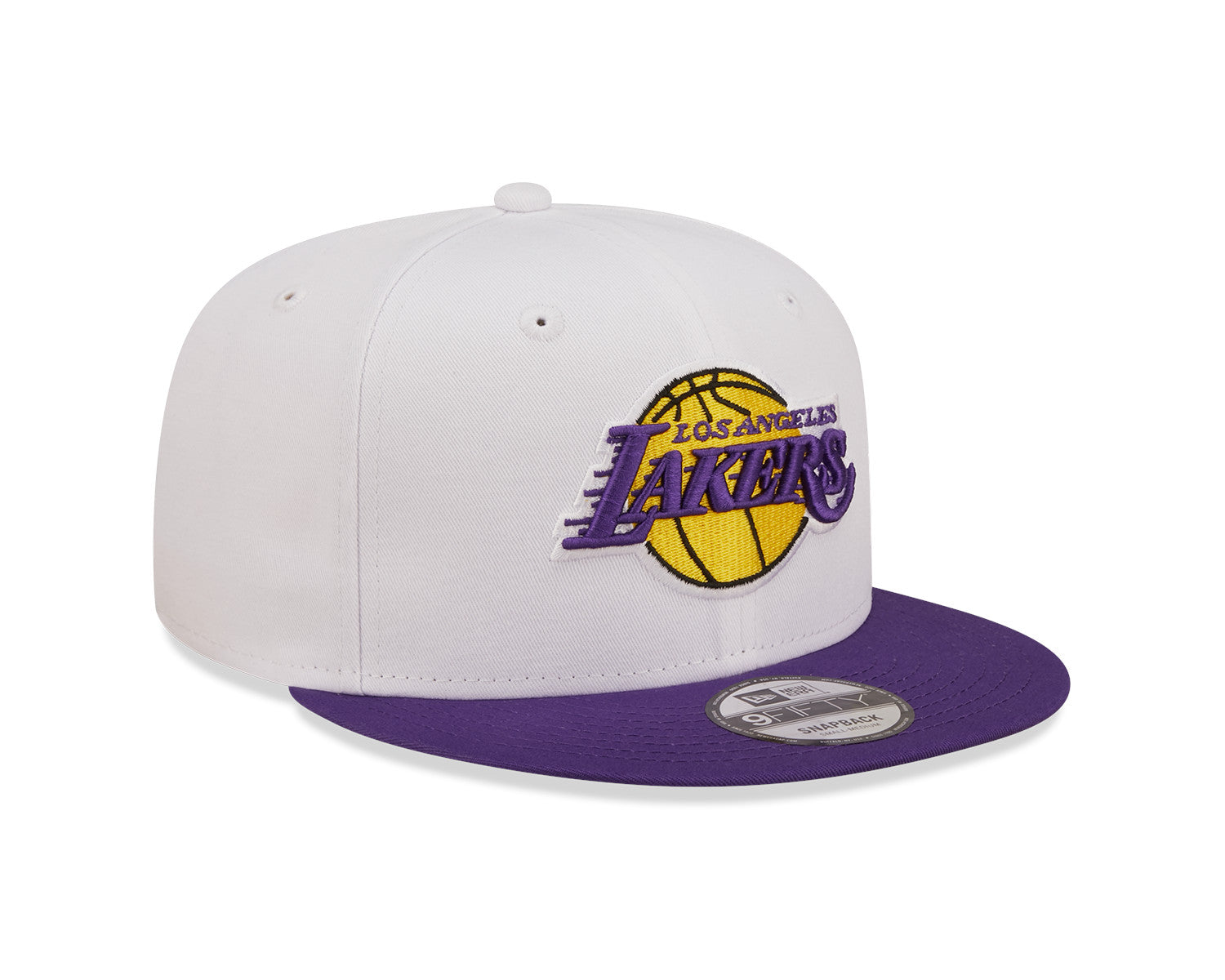 Los Angeles Lakers 9FIFTY White Crown Team White/Purple Cap – NewEra