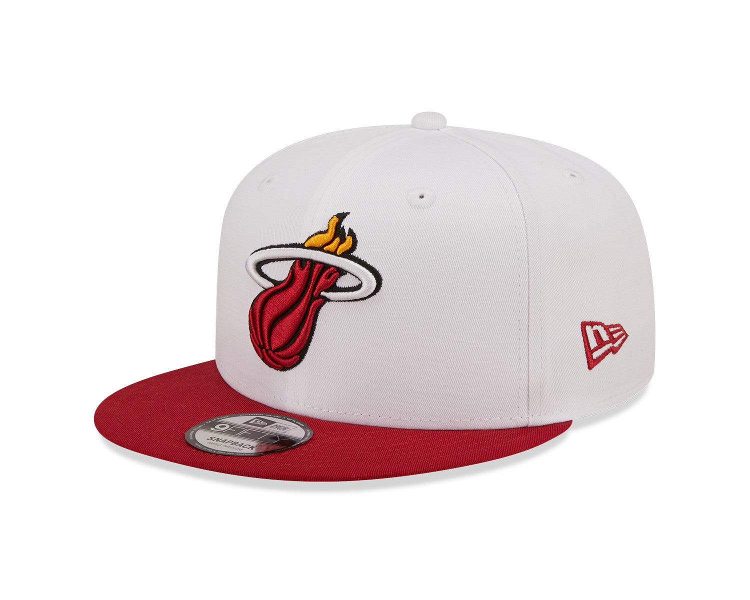 Miami Heat 9FIFTY White Crown Team White/Red Cap – NewEra