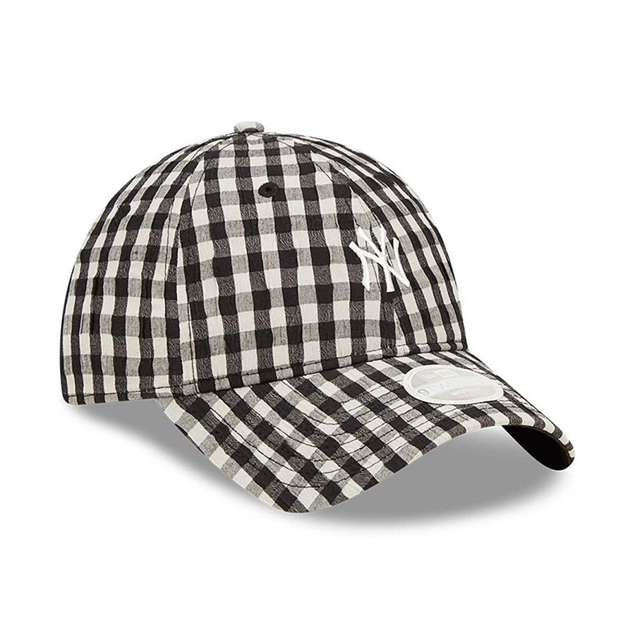 New York Yankees 9TWENTY Womens Gingham Black Cap