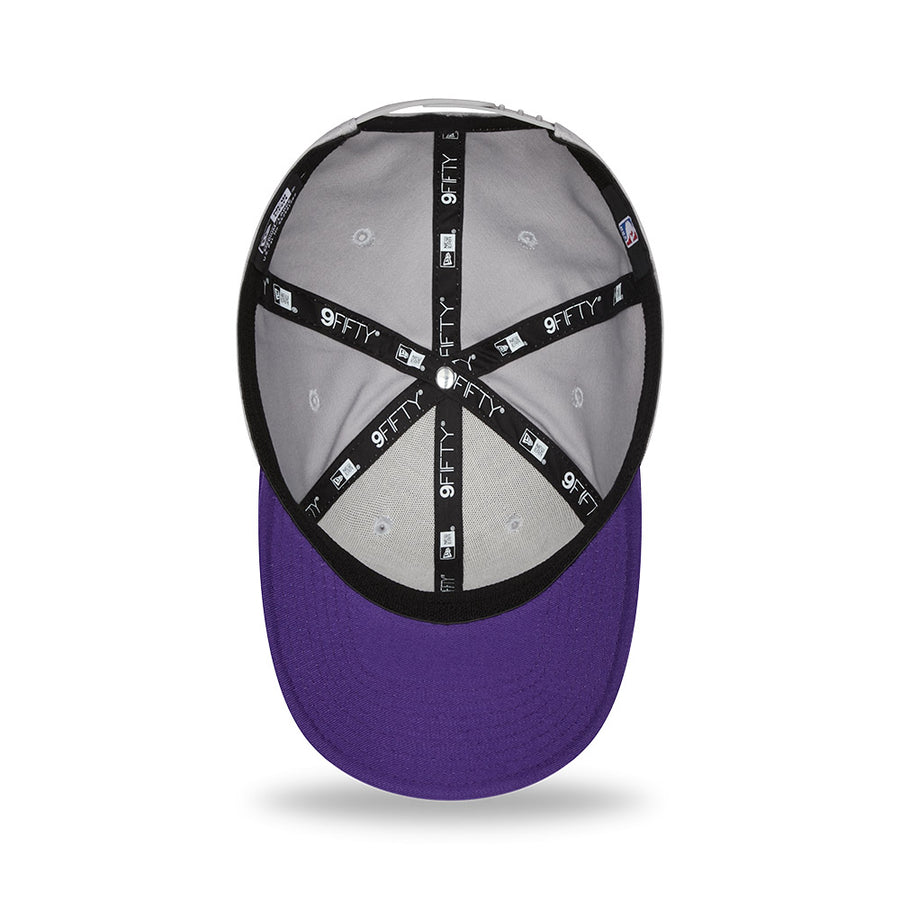 Los Angeles Lakers 9FIFTY Tonal Stretch Snap Grey Cap