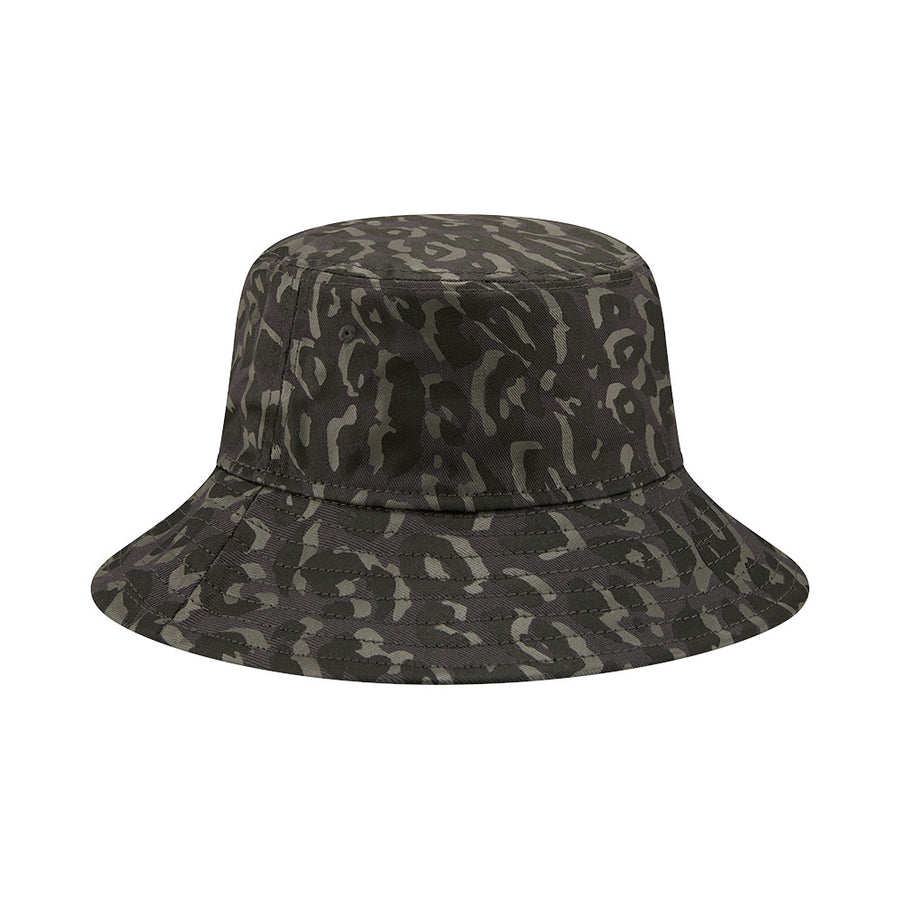 New Era Bucket Patterned Tapered Black Hat