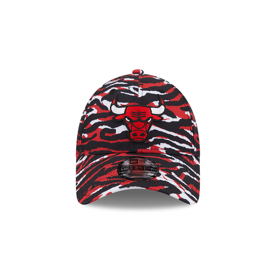 Chicago Bulls 9FORTY AOP Camo Red Cap