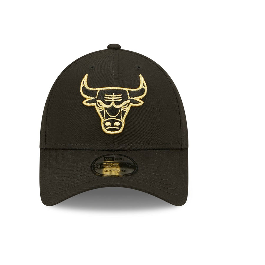 Chicago Bulls 9FORTY Metallic Black Cap