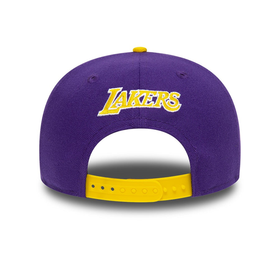 Los Angeles Lakers 9FIFTY Team Wordmark Purple/Yellow Cap