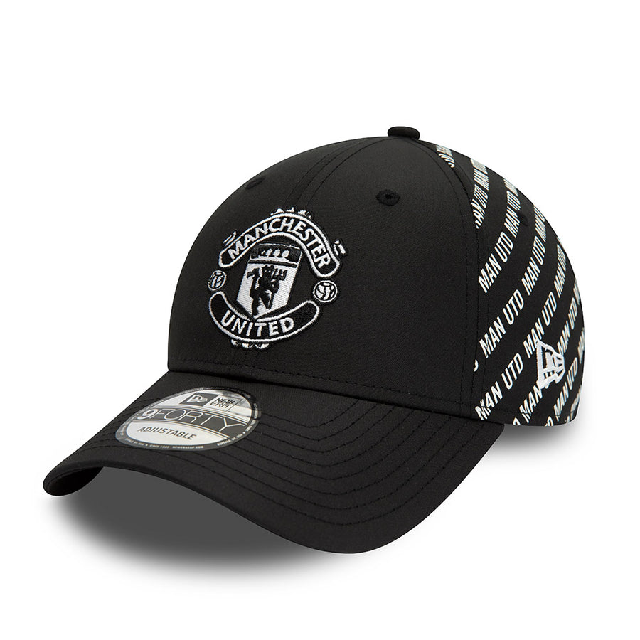 Manchester United 9FORTY Tonal All Over Print Black cap