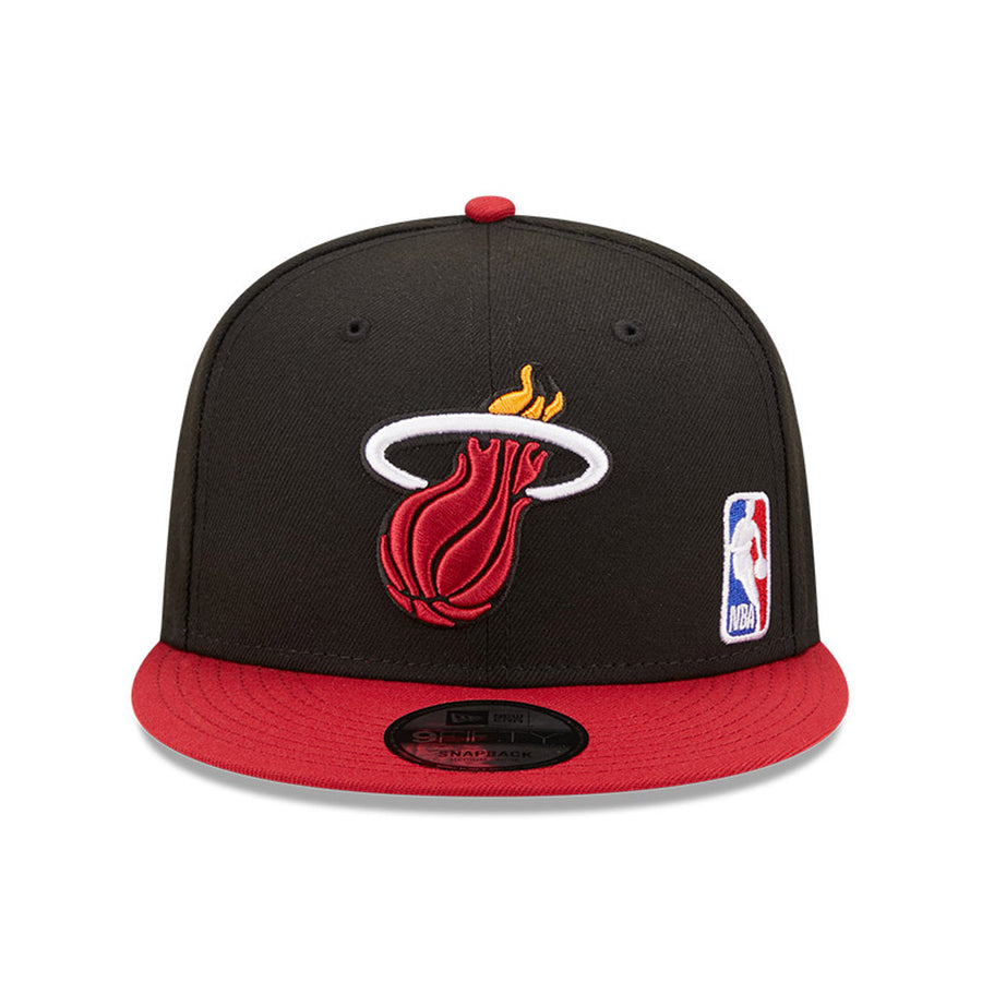 Miami Heat 9FIFTY Team Arch Black Cap