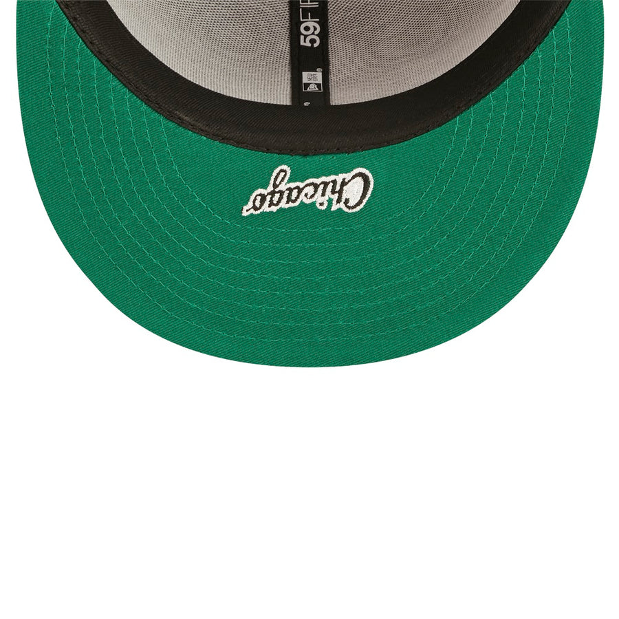 Chicago White Sox 59FIFTY Side Split Black Cap