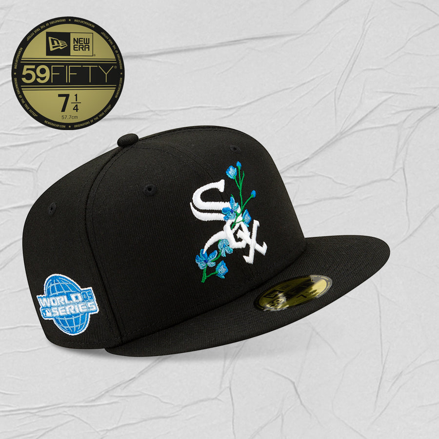 New Era 59Fifty Hat Chicago White Sox Basic Baseball Black Cap  11591167 (7 5/8) : Sports & Outdoors